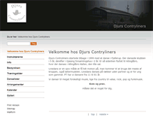 Tablet Screenshot of djurs-countryliners.dk